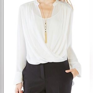 BCBMAXAZRIA
Jaklyn Draped-Front Blouse